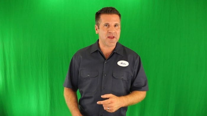 HVAC Green Screen Spokesperson
