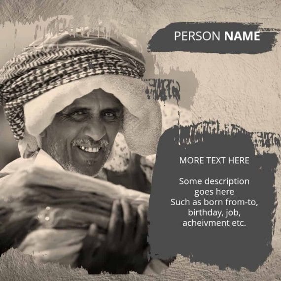 Flash Biography Instagram Video Templates